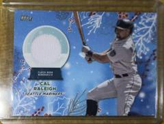 Cal Raleigh [Blue] #RC-CR Baseball Cards 2023 Topps Holiday Relics Prices