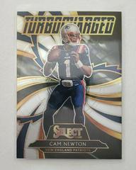 Cam Newton #T11 Football Cards 2020 Panini Select Turbocharged Prices