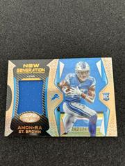 Amon Ra St. Brown [Bronze] #NG-28 Football Cards 2021 Panini Certified New Generation Jerseys Mirror Prices