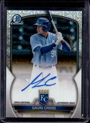 Gavin Cross Baseball Cards 2023 Bowman Chrome Prospect Mega Box Autographs Prices