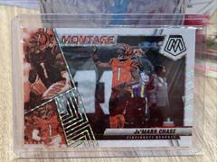 Ja'Marr Chase [White] #M-23 Football Cards 2022 Panini Mosaic Montage Prices