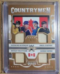 Raymond Bourque, Paul Coffey, Bryan Trottier, Adam Oates [Bronze] Hockey Cards 2021 Leaf Lumber Countrymen Quads Prices