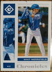Whit Merrifield #2 Baseball Cards 2021 Panini Chronicles Prices