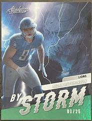 Aidan Hutchinson [Spectrum Green] #BST-12 Football Cards 2022 Panini Absolute By Storm Prices