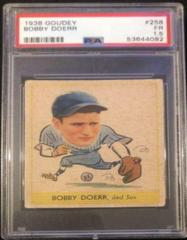 Bobby Doerr #258 Baseball Cards 1938 Goudey Prices