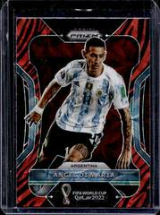 Angel Di Maria [Choice Tiger Stripe] Soccer Cards 2022 Panini Prizm World Cup Prices