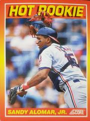 Sandy Alomar Jr #6 Baseball Cards 1991 Score Hot Rookies Prices