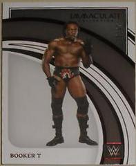 Booker T [Red] Wrestling Cards 2022 Panini Immaculate WWE Prices