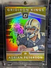 Adrian Peterson [Gold] #11 Football Cards 2017 Panini Donruss Optic Gridiron Kings Prices