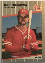 Jeff Treadway [w/ Target] Baseball Cards 1989 Fleer Prices