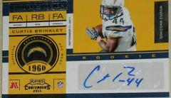 Curtis Brinkley [Autograph] #188 Football Cards 2011 Playoff Contenders Prices