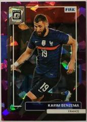 Karim Benzema [Optic Purple Ice] Soccer Cards 2022 Panini Donruss Prices