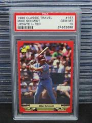 Mike Schmidt [Red] #167 Baseball Cards 1988 Classic Travel Update I Prices