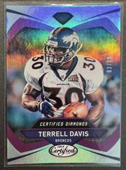 Terrell Davis [Purple] #25 Football Cards 2018 Panini Certified Diamonds Prices
