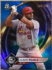 Albert Pujols [Blue] #2 Baseball Cards 2022 Bowman Platinum Prices