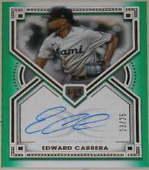 Edward Cabrera [Green] #DRA-ECA Baseball Cards 2022 Topps Definitive Rookie Autographs Prices