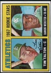 Athletics Rookies [T. Talton, R. Webster] #603 Baseball Cards 1967 Topps Prices