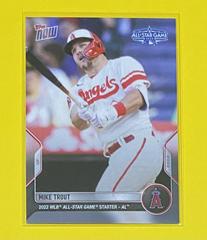 Mike Trout #ASG-13 Baseball Cards 2022 Topps Now All Star Game Prices