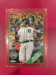 Miguel Cabrera [Red] #88BC-4 Baseball Cards 2023 Topps Chrome 1988 Prices