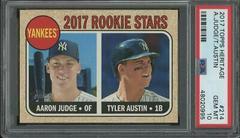Aaron Judge,  Tyler Austin #214 Baseball Cards 2017 Topps Heritage Prices
