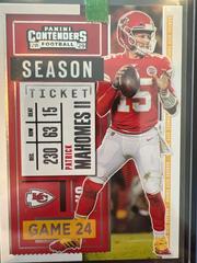 Patrick Mahomes II Football Cards 2020 Panini Contenders Prices