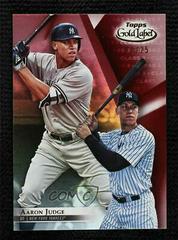 Aaron Judge [Class 3 Red] #2 Baseball Cards 2018 Topps Gold Label Prices