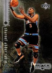 Shareef Abdur-Rahim Basketball Cards 1998 Upper Deck Black Diamond Prices
