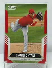 Shohei Ohtani [Red] #2 Baseball Cards 2021 Panini Chronicles Score Prices