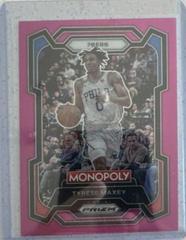 Tyrese Maxey [Pink] Basketball Cards 2023 Panini Prizm Monopoly Prices