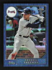 Freddie Freeman [Ben Baller Blue] #87BC-11 Baseball Cards 2022 Topps Chrome 1987 Prices