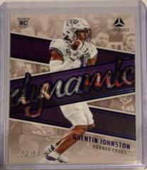 Quentin Johnston [Blue] #DR-10 Football Cards 2023 Panini Luminance Dynamic Rookies Prices