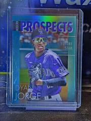 Dyan Jorge [Aqua] Baseball Cards 2023 Bowman Modern Prospects Prices