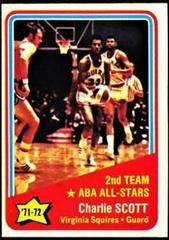 Charlie Scott ABA All-Stars Basketball Cards 1972 Topps Prices