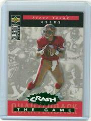 Steve Young [Green] #C1 Football Cards 1994 Collector's Choice Crash the Game Prices