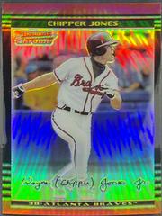 Chipper Jones [Refractor] #80 Baseball Cards 2002 Bowman Chrome Prices