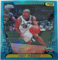 Tony Parker [Refractor] #155 Basketball Cards 2001 Topps Chrome Prices