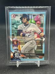 Isaac Paredes [Sky Blue] #BP76 Baseball Cards 2018 Bowman Paper Prospects Prices