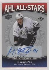 Martin Frk [Autograph] Hockey Cards 2022 Upper Deck AHL All Stars Prices
