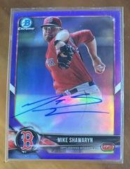 Mike Shawaryn [Purple Refractor] Baseball Cards 2018 Bowman Chrome Prospects Autographs Prices