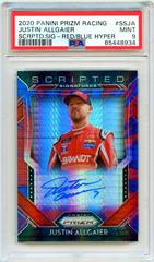 Justin Allgaier [Red Blue Hyper] #SS-JA Racing Cards 2020 Panini Prizm Nascar Scripted Signatures Prices
