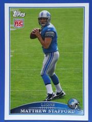 Matthew Stafford [Two Hands on Ball] Football Cards 2009 Topps Prices