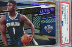 Zion Williamson #21 Basketball Cards 2019 Panini Revolution Shock Wave Prices