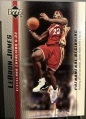 LeBron James [2007 Cleveland National] Basketball Cards 2003 Upper Deck Phenomenal Beginning Prices