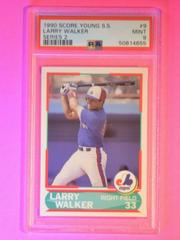 Larry Walker #9 Baseball Cards 1990 Score Young Superstars Series 2 Prices