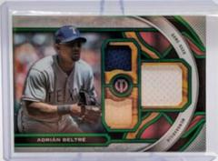 Adrian Beltre [Green] Baseball Cards 2023 Topps Tribute Triple Relics Prices