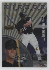 Derrek Lee, Frank Thomas, Jeff Bagwell, Travis Lee [Inverted] Baseball Cards 1997 Bowman's Best Mirror Image Prices
