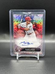 Alejo Lopez [Red] Baseball Cards 2022 Bowman Sterling Rookie Autographs Prices