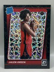 Jalen Green [Black Velocity] #159 Basketball Cards 2021 Panini Donruss Optic Prices