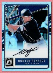 Hunter Renfroe [Holo] Baseball Cards 2017 Panini Donruss Optic Rated Rookie Signatures Prices
