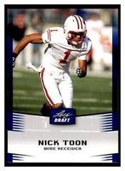 Nick Toon [Blue Border] #39 Football Cards 2012 Leaf Draft Prices